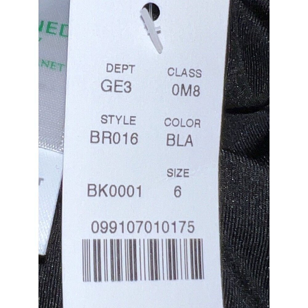 NWT J. CREW High-support Cross-Back One-Piece Black Style BR016 Sz 6 - Picture 16 of 16